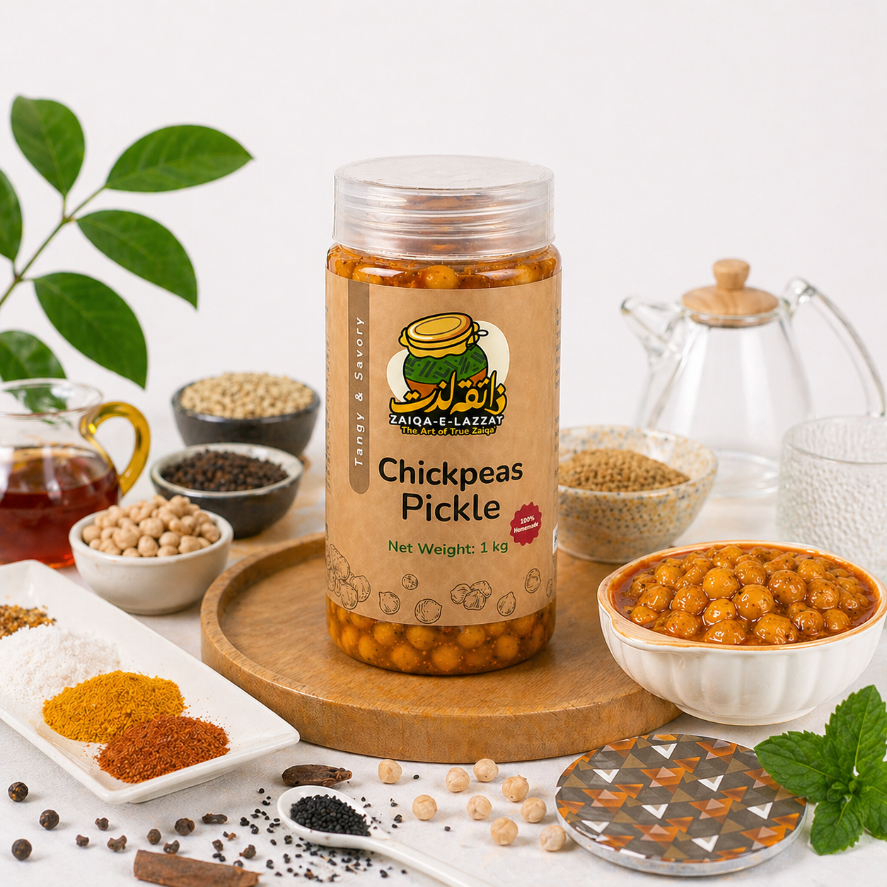 Chickpea Pickle (Chana Achar)