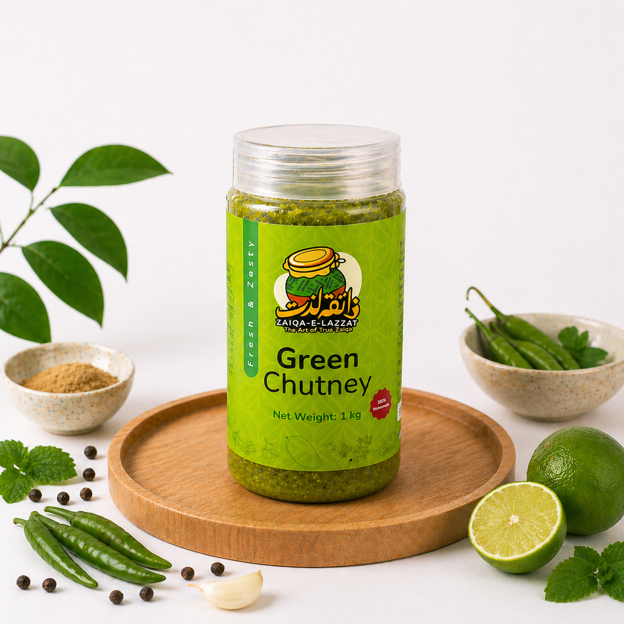 Green Chutney – Fresh & Zesty Traditional Flavor