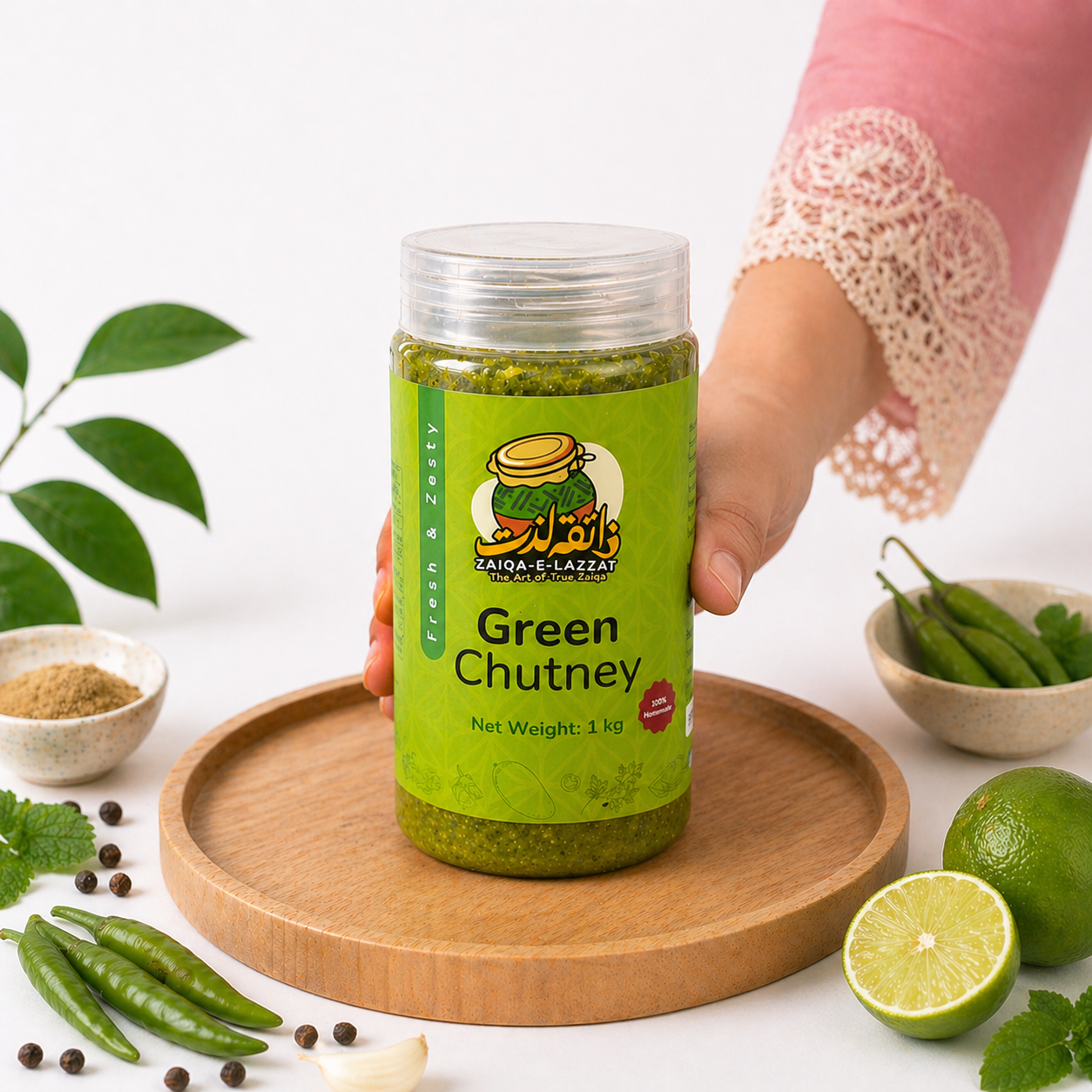 Green Chutney – Fresh & Zesty Traditional Flavor