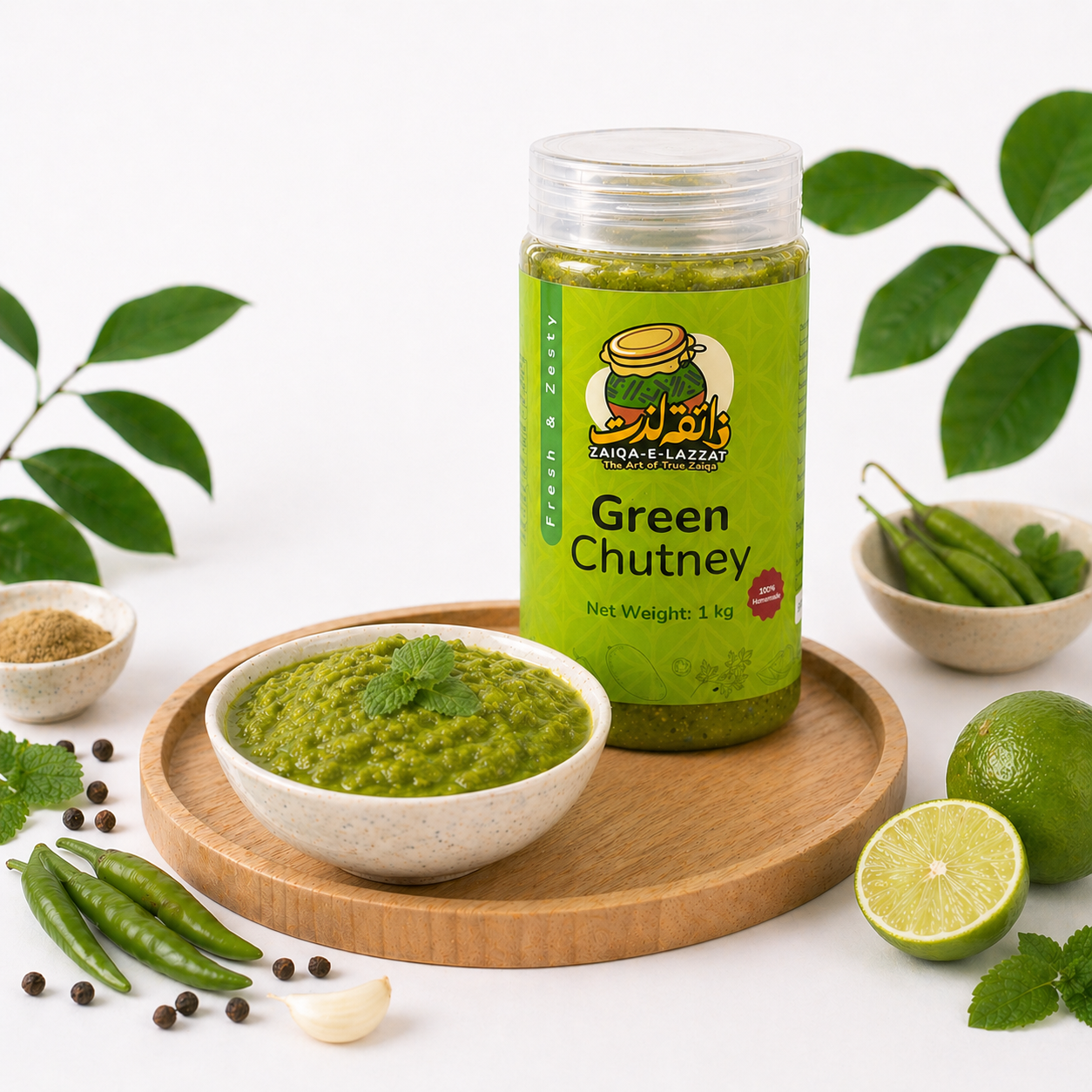 Green Chutney – Fresh & Zesty Traditional Flavor