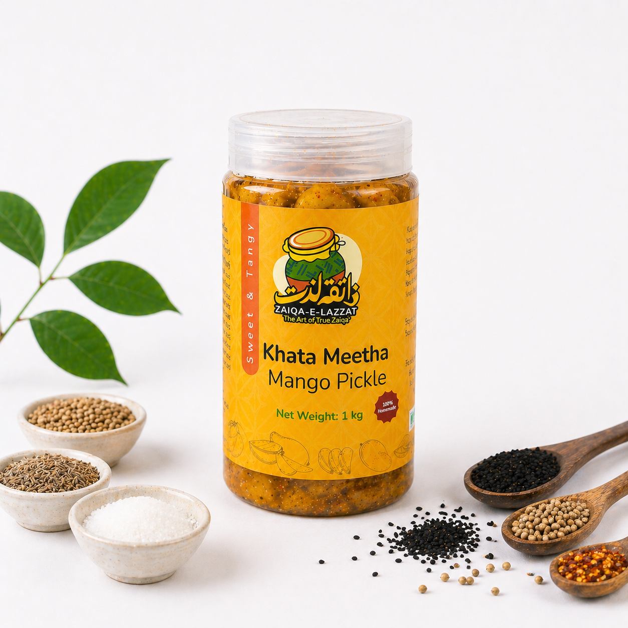Khata Meetha Mango Pickle – Sweet & Tangy Traditional Flavor
