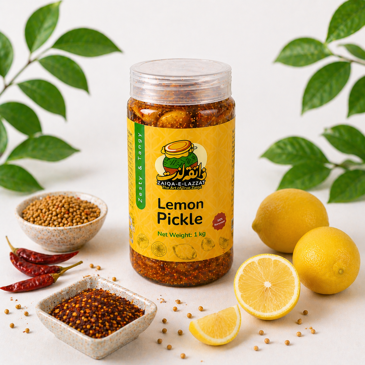 Lemon Pickle – Traditional Homemade Tangy Flavor
