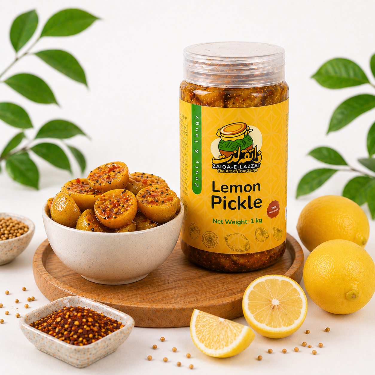 Lemon Pickle – Traditional Homemade Tangy Flavor