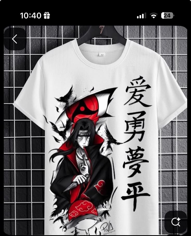 Shadow Eye Anime Graphic T-Shirt – Japanese Streetwear Oversized Tee